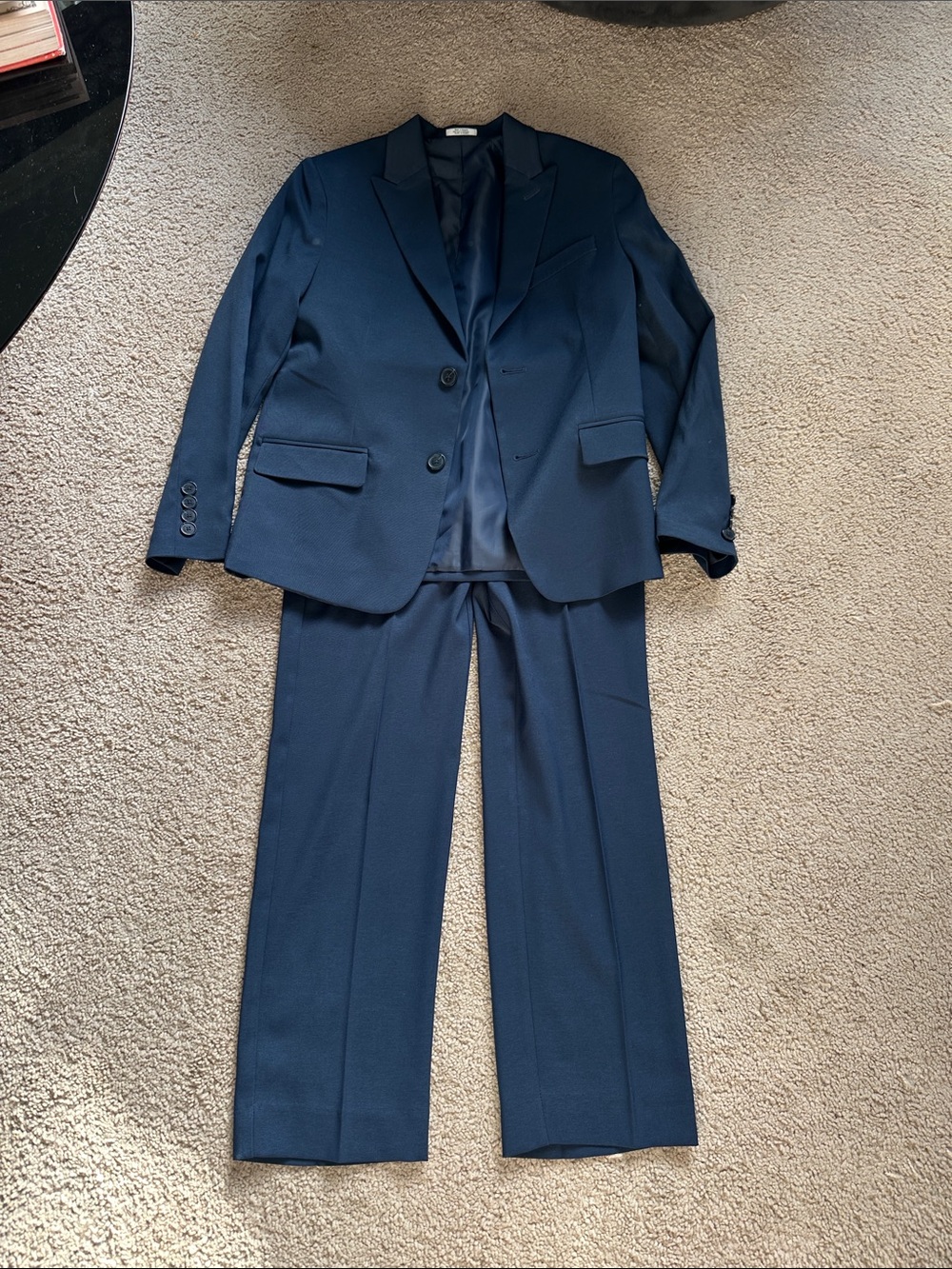 Calvin Klein Navy Boy’s Suit Jacket & Trousers size 10-NWOT